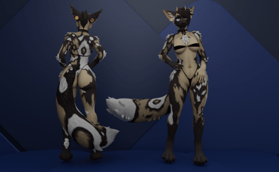 Cape Hunting dog texture for  Nebula by Foxipaws