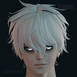 Goro Hair | Hair Asset [Personal & Commercial]