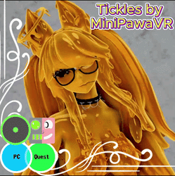 Tickles // 18+ SPS - PC & QUEST - GREEN - VRCFT