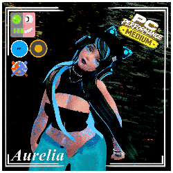 Aurelia Avatar (Medium Perf  |  FaceTracking | Gogologo | PC only)