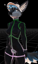 Viwi Pulse Latex Bodysuit W/Crotchless Varient & Audiolink.