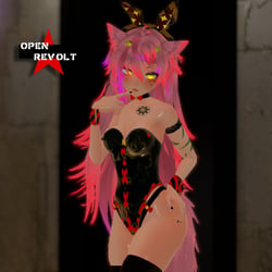 "Catsino" [VRC PC Avatar] [Outfit Interaction]