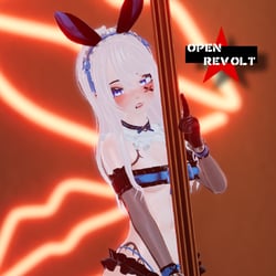 "ToServe" [VRC PC Avatar] [VRCFT][SPS][MMD Blendshapes][Outfit Interaction]
