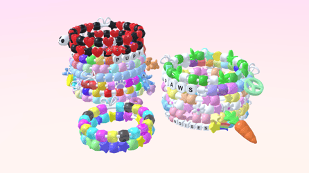 kandi bracelets !! w/ charms (VRChat)