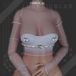 SoftCyber Top * Fitted n rigged for ZinPia Fit base