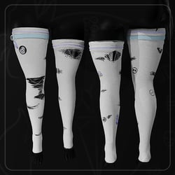 Ripped Femboy Thigh Highs / Mocca and Milk versions