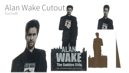 Alan Wake Cardboard Cutout