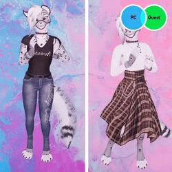 Valley Cat Avatar for VRChat (SFW Version)