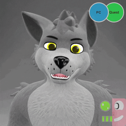 Taenine Light - Canine Avatar (VRChat)