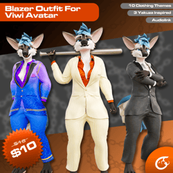 Blazer Outfit For Viwi | VRChat Clothing