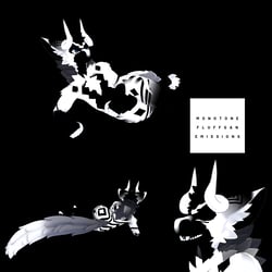 Monotone Fluffgan EMISSION Textures PNGs