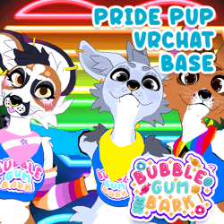BGB Pride Pup VRChat Avatar Base