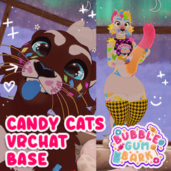 BGB Candy Cat VRChat Avatar Base