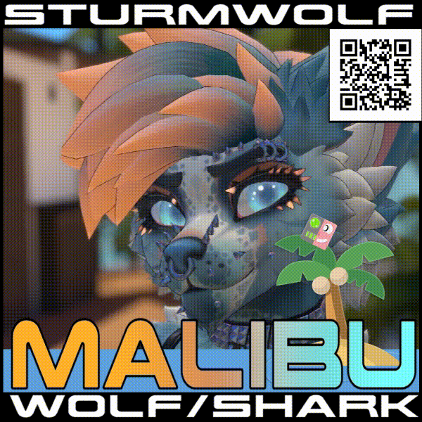 Malibu 2.0 (Wolf/Shark Hybrid) Facetracking (PC) 