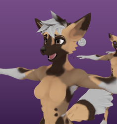 Wild African Dog Viwi Texture