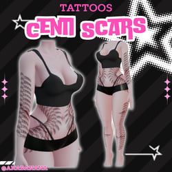 (J:)🐛 Centi Scars | Vrbase Egirl