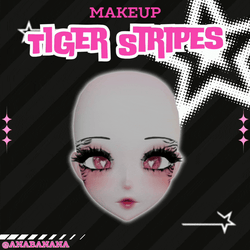 (J:)π― Tiger Stripes Makeup | Cici + Starlight