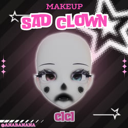 🤡 Sad Clown Makeup | Cici 