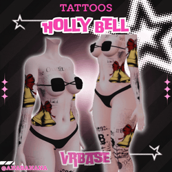 (J:)🔔 Holly Bell Tatts | Vrbase + Akii + Zinfit F/M