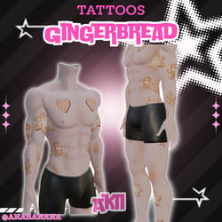🍪 Gingerbread Tatts | Akii 