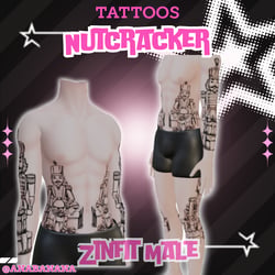 🗡️ Nutcracker Tatts |  Zinfit Male