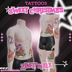 🍪 Sweet Christmas Tatts | Zinfit Male