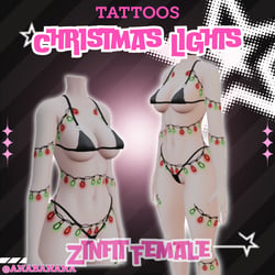 💡 Christmas Lights Tatts | Zinfit