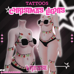 (J:)💡 Christmas Lights Tatts | Vrbase + Akii + Zinfit F/M