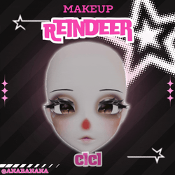 (J:)🦌Reindeer Makeup | Cici + Starlight + Kiyomi