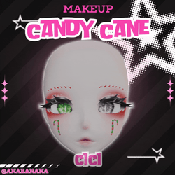 (J:)🍬Candy Cane Makeup | Cici + Starlight + Kiyomi