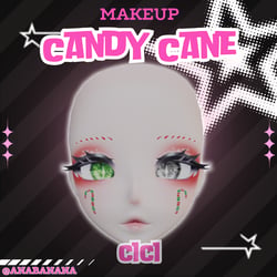 🍬Candy Cane Makeup | Cici