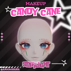 🍬Candy Cane Makeup | Starlight