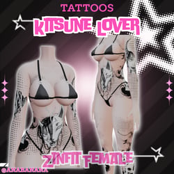 🦊 Kitsune Lover Tatts |  Zinfit Female