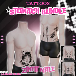 🖊️ Stomach Bundle Tatts | Zinfit Male