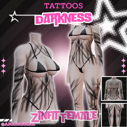 🐦‍⬛ Darkness Tatts | Zinfit Female