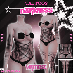 (J:) 🐦‍⬛ Darkness Tatts | Vrbase + Akii + Zinfit F/M