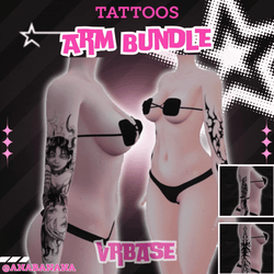 (J:) 🖊️ Arm Bundle Tatts | Vrbase + Akii + Zinfit F/M