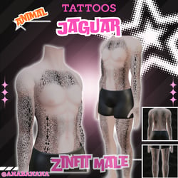 🐆 Animal Jaguar Tatts | Zinfit Male