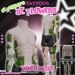 🌿 St. Flowers Tatts | Zinfit Male