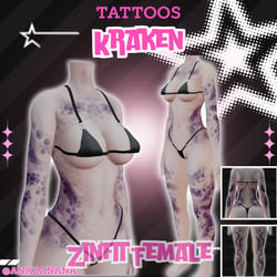🦑 Kraken Tatts | Zinfit Female