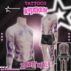 🦑 Kraken Tatts | Zinfit Male