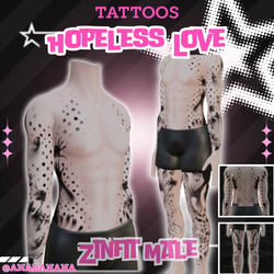 💔 Hopeless Love Tatts | Zinfit Male