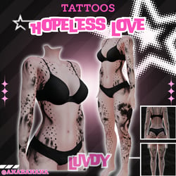 💔 Hopeless Love Tatts | Luvdy