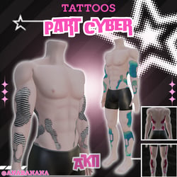 🤖 Part Cyber Tatts | Akii