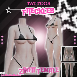 ❤️ Freckles Tatts | Zinfit Female
