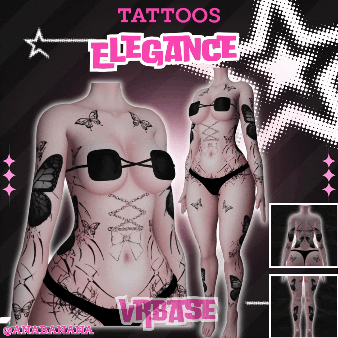 (J) : 👑 Elegance Tatts | Multi-Base Compatible