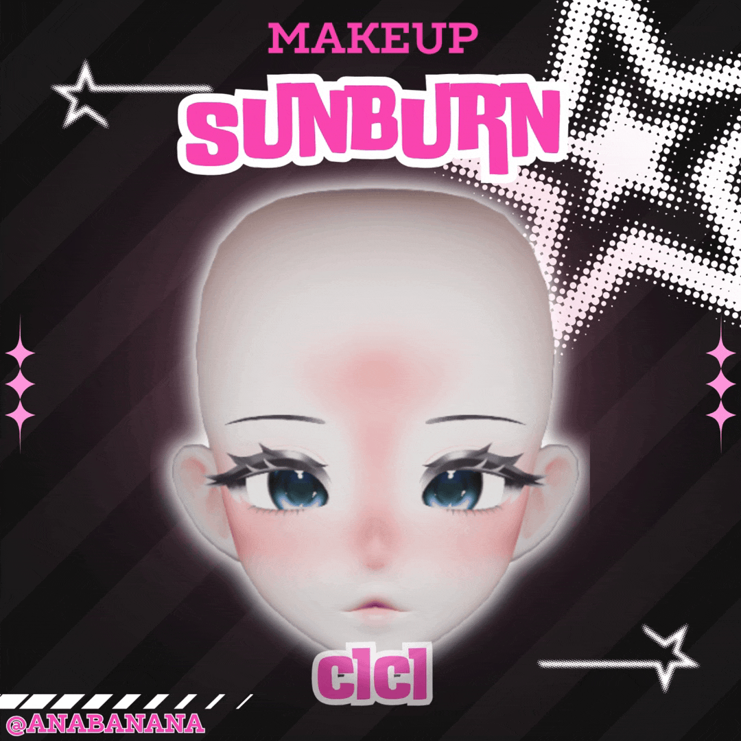 (J) : 🌟 Sunburn Makeup | Multi-Head Compatible