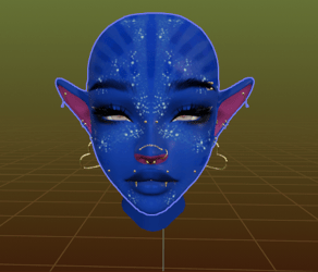 Na'vi | Avatar- Head Textures for Nessy Amour Head