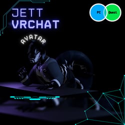 "Jett" || Vrchat Shark -- Furry Avatar Base