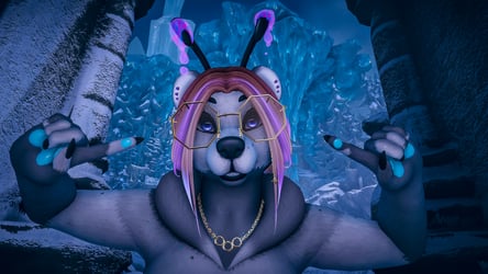 Arctic Hyena Bear for Foxipaw's Honey Furry Bear/Doggo Hybrid